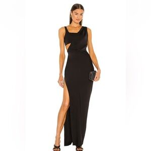 NBD REVOLVE Black Evening Dress Cut Out Formal Gown size x large
